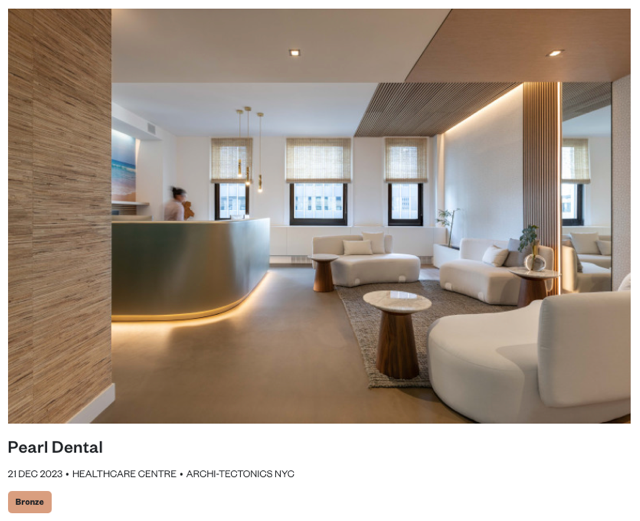 2023 FRAME AWARDS - BRONZE