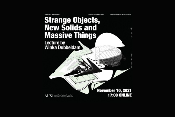 <i>Strange Objects</i> lecture at American University of Sharjah