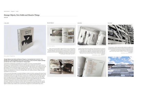 Read world-architects' review on Strange Objects!